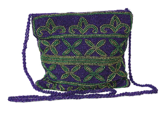 Mardi Gras Costume Ball Purses & Accessories - Glass Beaded Evening Purse