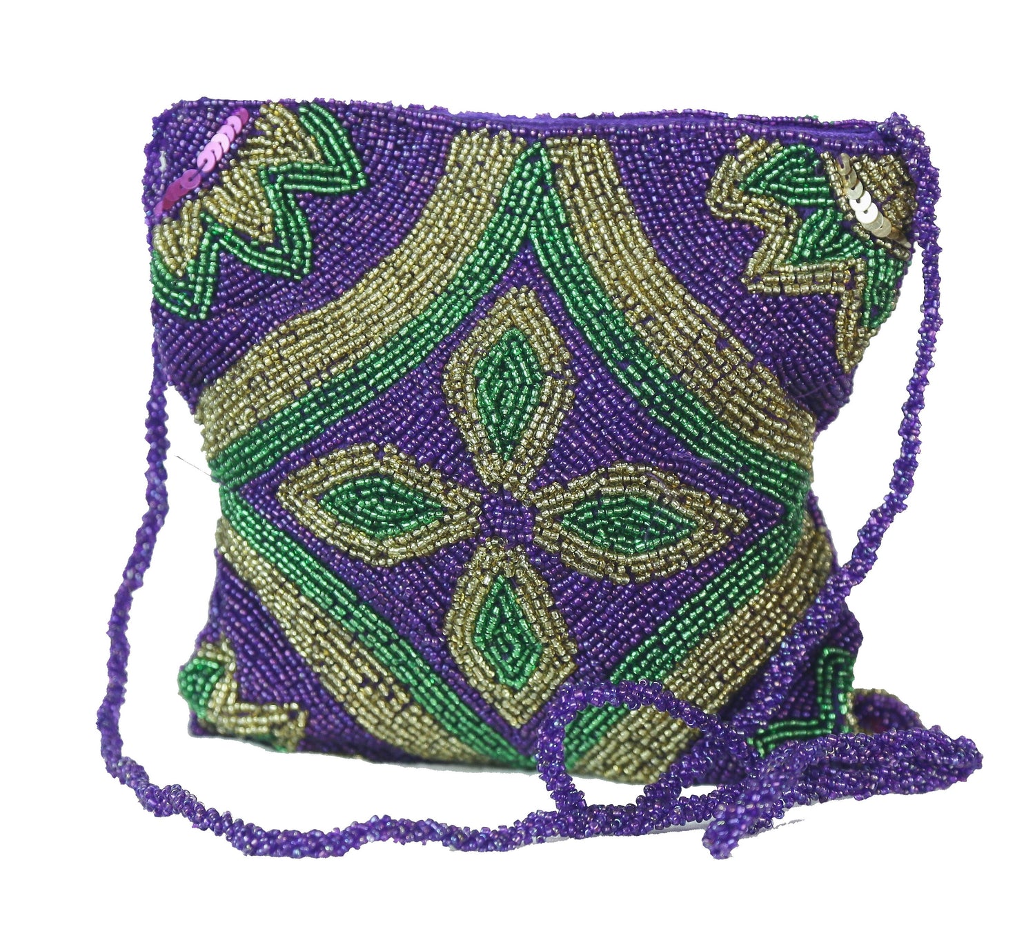 Mardi Gras Costume Ball Purses & Accessories - Glass Beaded Evening Purse