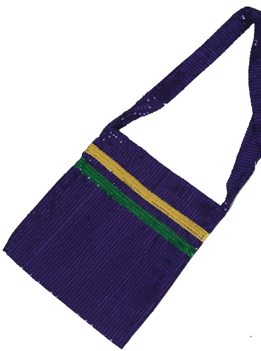 Mardi Gras Parade Route Tote Bags - Fabric Bag with Drawstrings