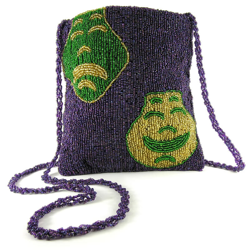 Mardi Gras Costume Ball Purses & Accessories - Glass Beaded Evening Purse