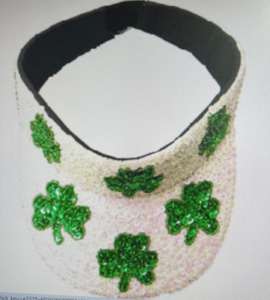St Patrick real sequined Visor