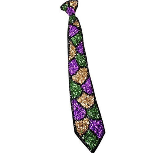 Real Sequined Neck Tie