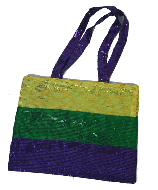 Mardi Gras Bags - Striped Mardi Gras Bag